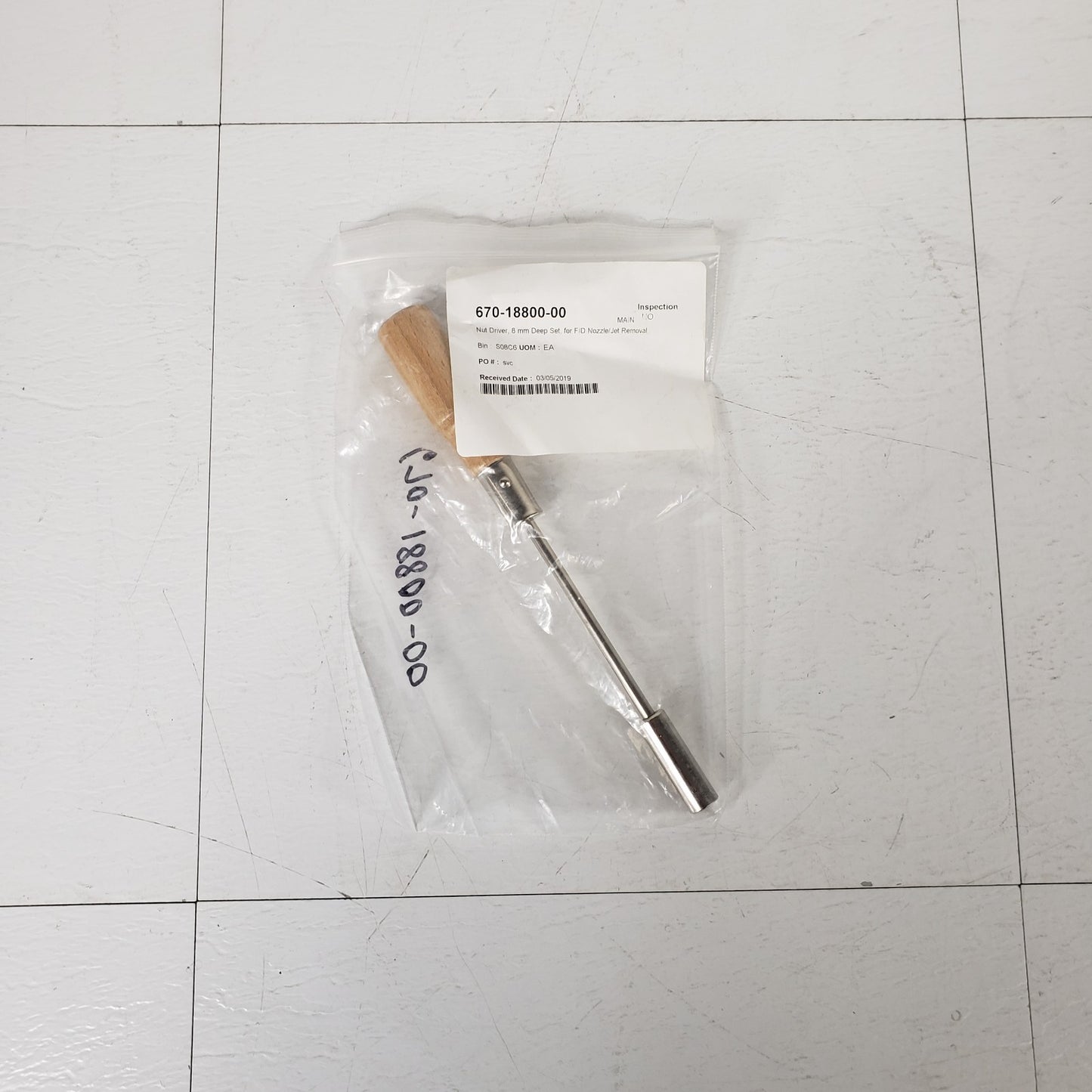 Shimadzu 221-18800-00 670-18800-00 8mm Deep Set FID Nozzle Jet Removal Tool