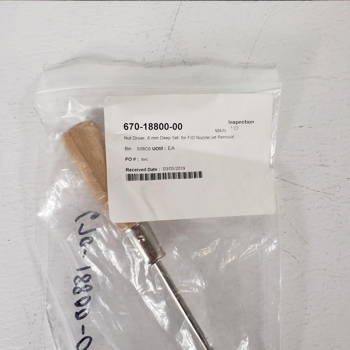 Shimadzu 221-18800-00 670-18800-00 8mm Deep Set FID Nozzle Jet Removal Tool
