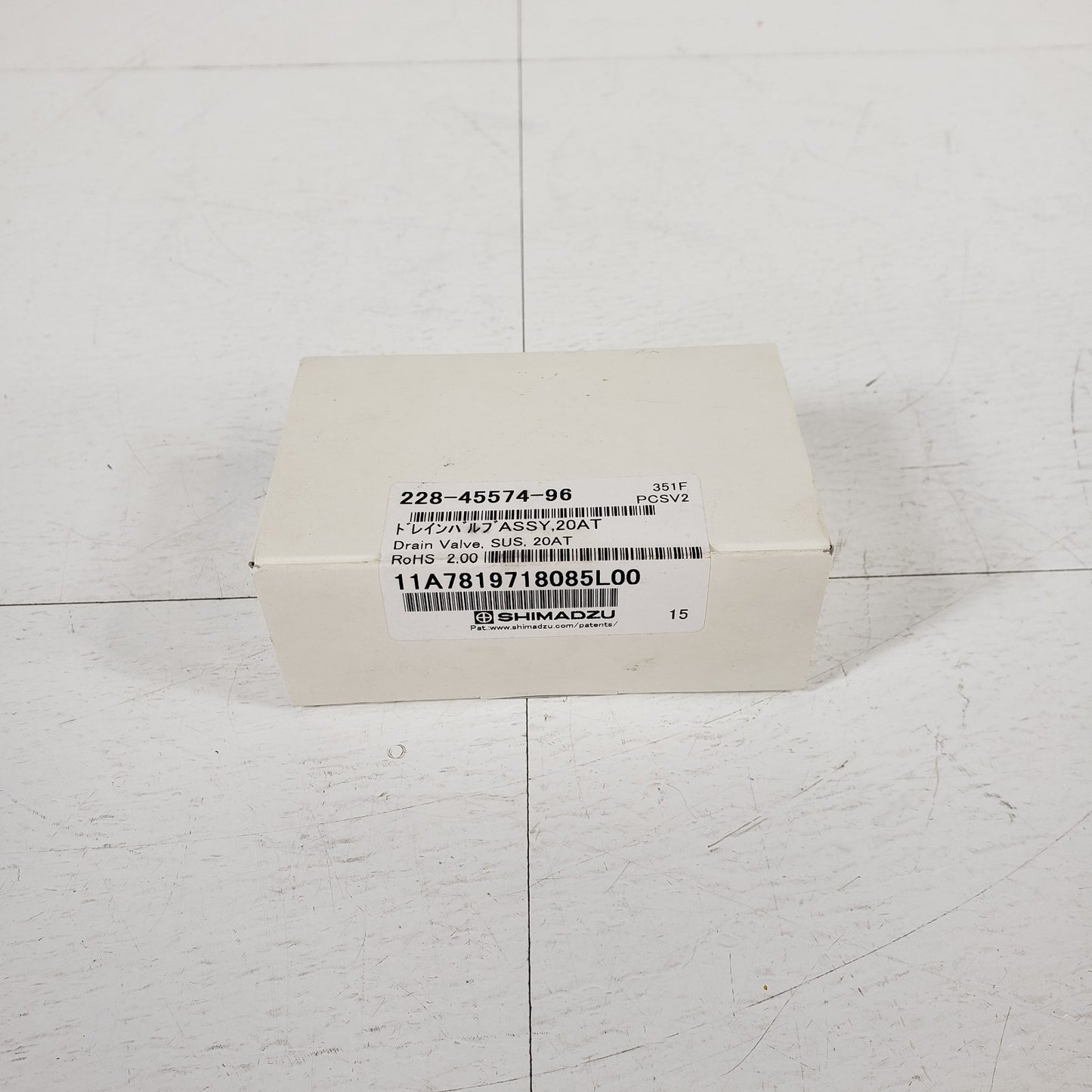 Shimadzu 228-45574-96 Drain Valve Assembly Replacement For LC-20AT