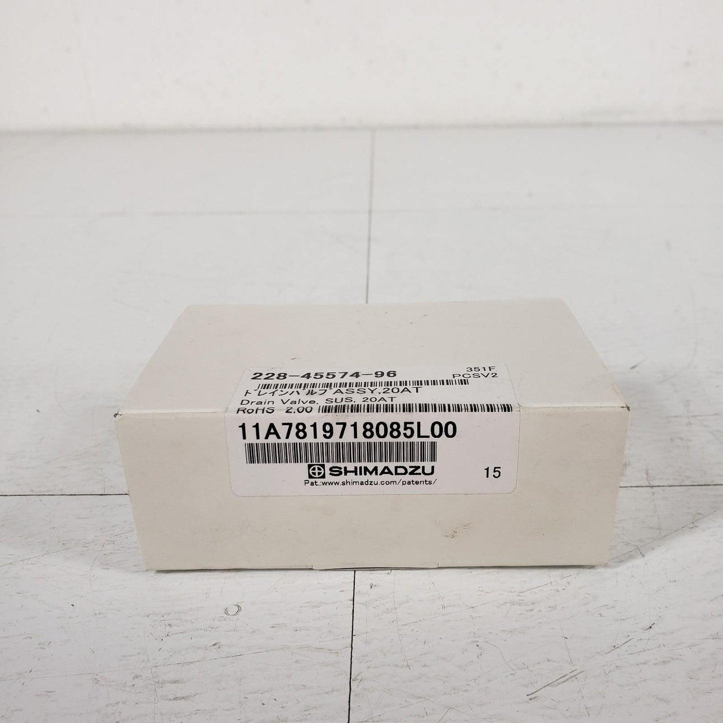 Shimadzu 228-45574-96 Drain Valve Assembly Replacement For LC-20AT