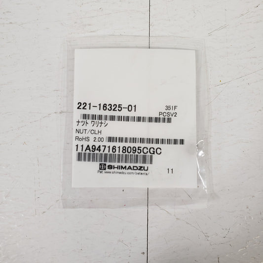 Shimadzu 221-16325-01 Replacement Nut/CLH, 1pcs HPLC Part