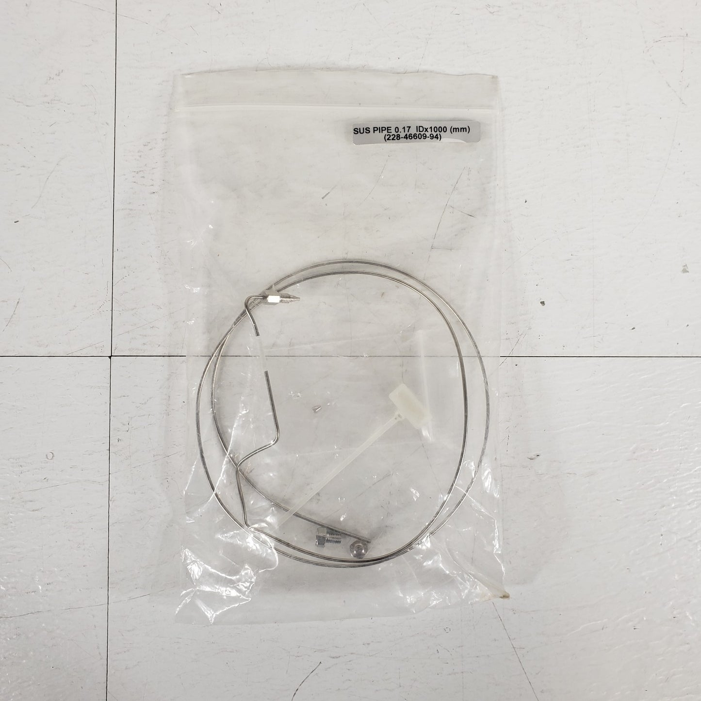 Shimadzu 228-46609-94 SUS Pipe Tube HPLC 0.17mm ID 1000mm Long Stainless