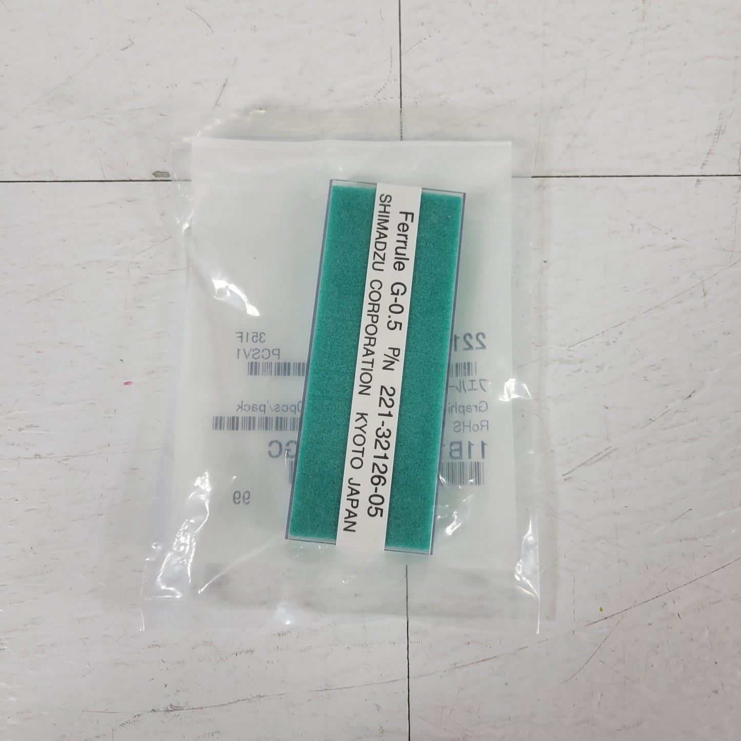Shimadzu 221-32126-05 Graphite Ferrule, 0.5mmID, 10pcs/pack