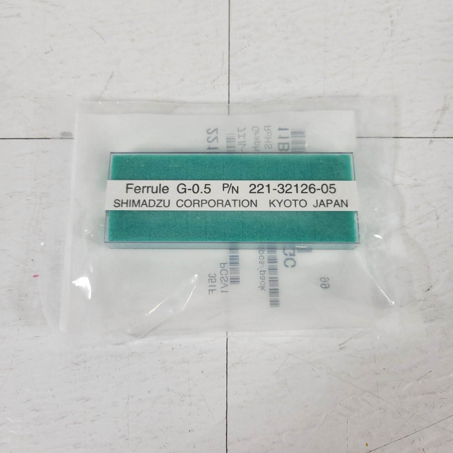 Shimadzu 221-32126-05 Graphite Ferrule, 0.5mmID, 10pcs/pack