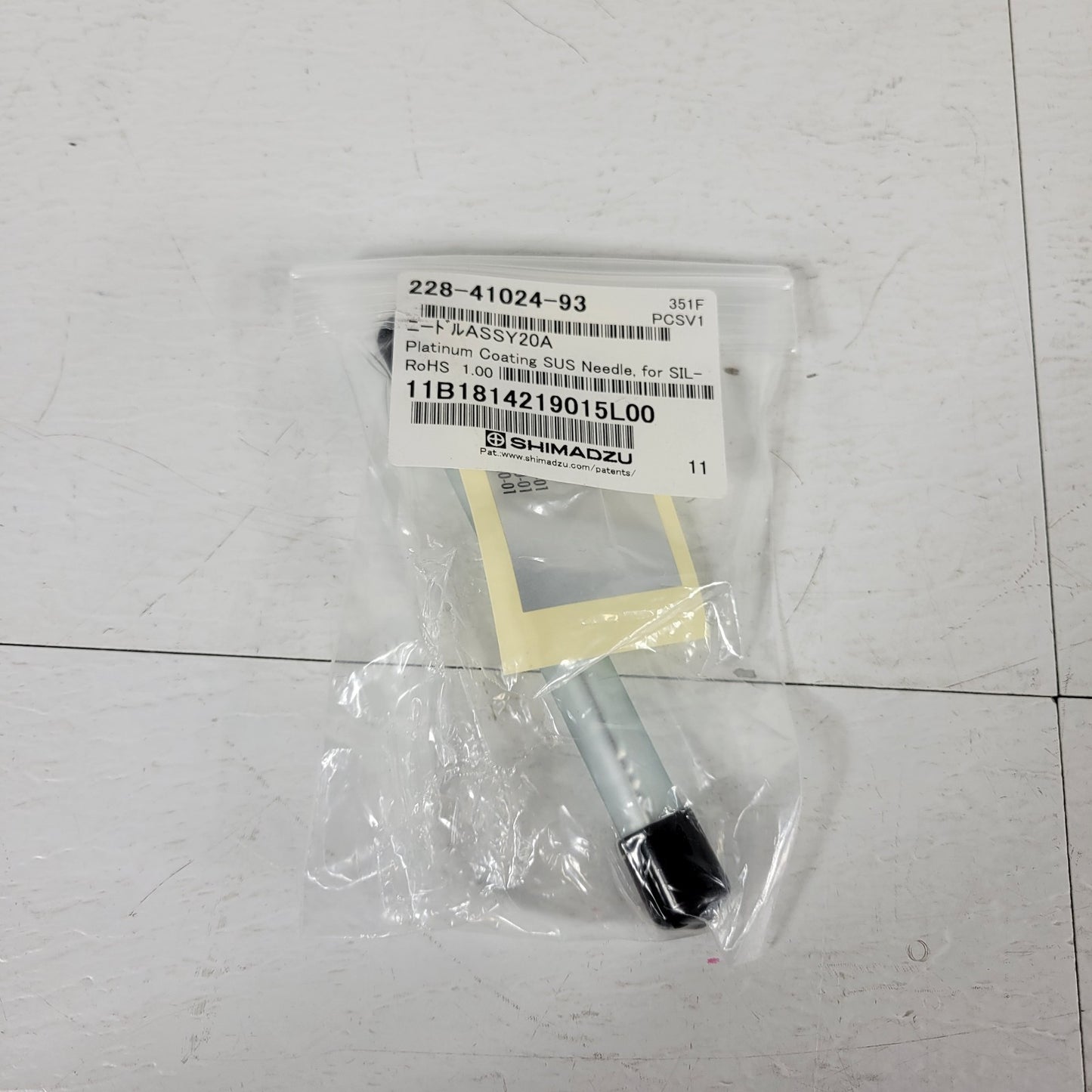 Shimadzu 228-41024-93 Platinum Coated Stainless Ndl For SIL-20A/C, SIL20A/CXR