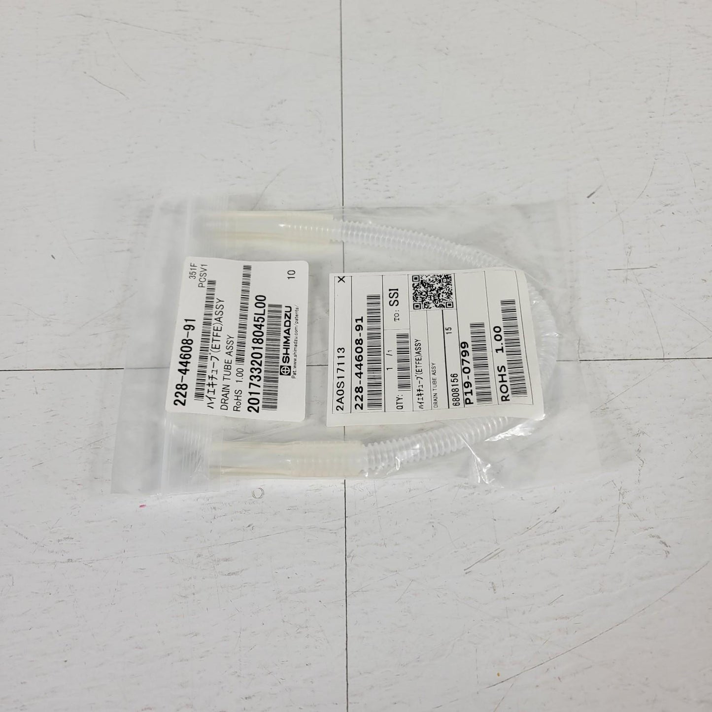 Shimadzu 228-44608-91 Flexible Drain Tube Assembly For SIL-20 HPLC