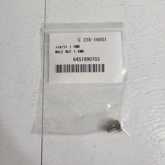 Shimadzu 228-16001 Male Nut 1.6MN For 1/16" OD Tubing 1pcs/pack