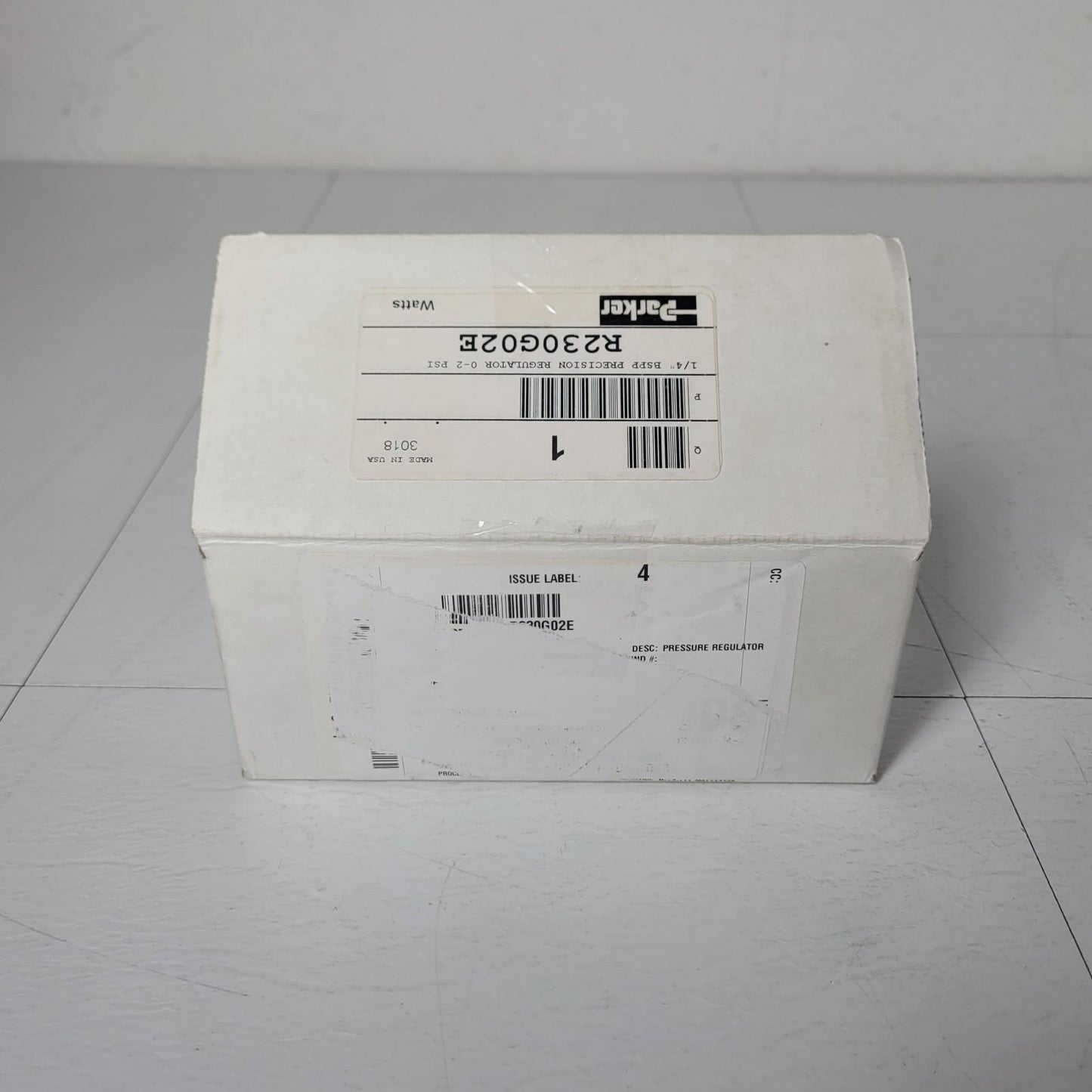 Parker R230G02E 1/4" BSPP High Flow Precision Pressure Regulator 0-2 PSI