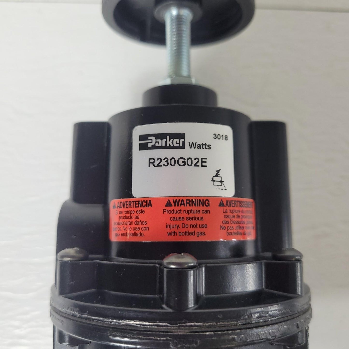 Parker R230G02E 1/4" BSPP High Flow Precision Pressure Regulator 0-2 PSI