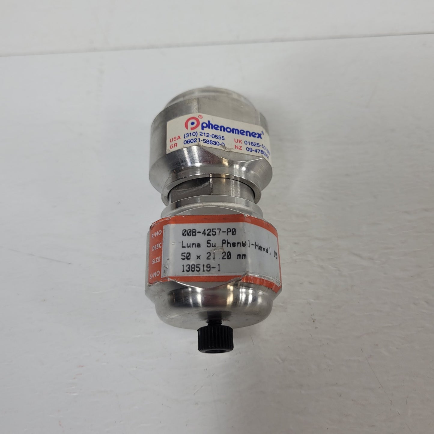 Phenomenex 00B-4257-P0 Luna 5u Phenyl-Hexyl 100 LC Column 50x21.20mm