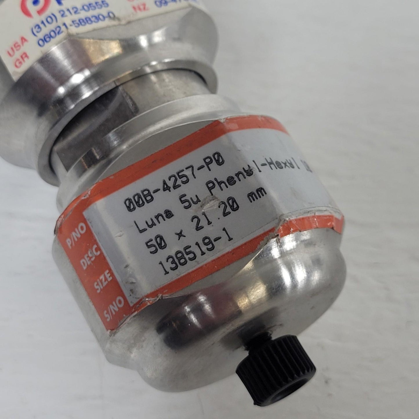 Phenomenex 00B-4257-P0 Luna 5u Phenyl-Hexyl 100 LC Column 50x21.20mm