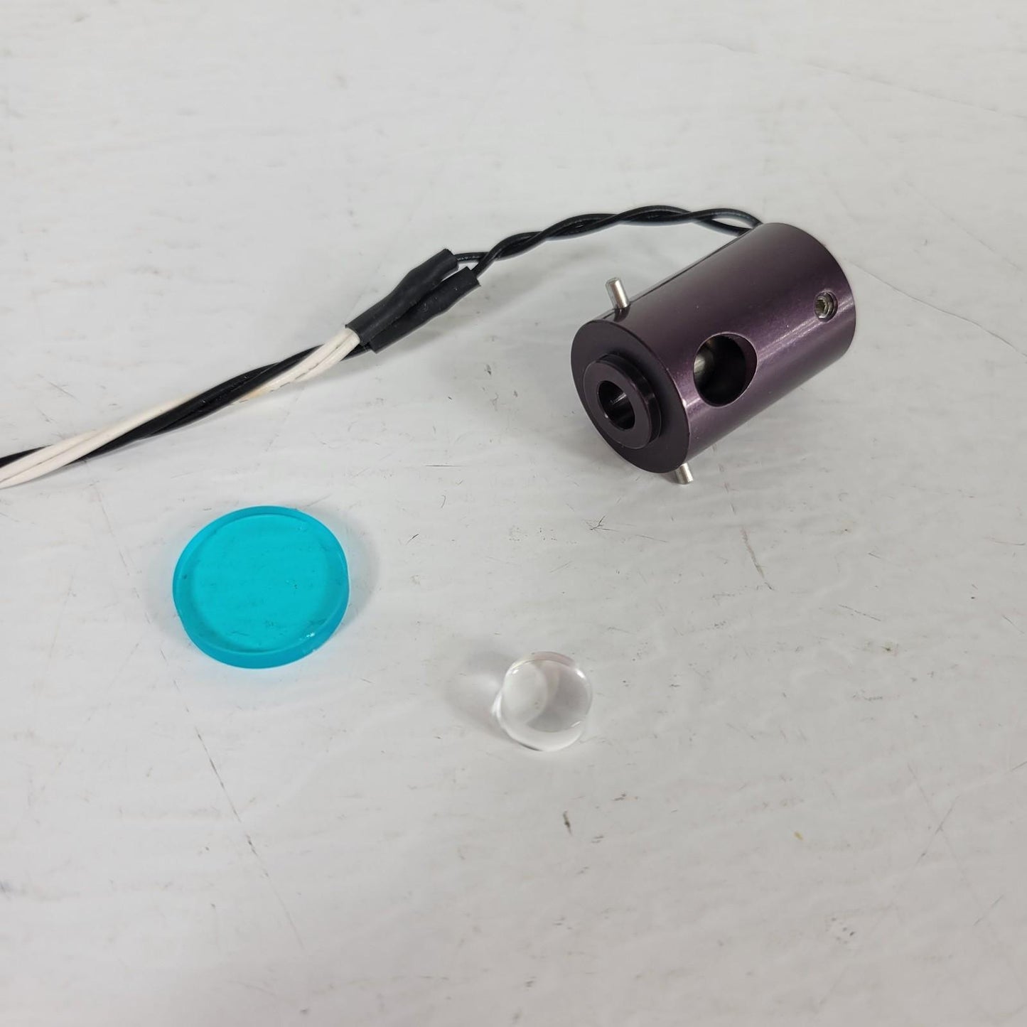 Used Laser Diode Sensor Assembly Tripwire Detection Four Wire Connector Coax Out