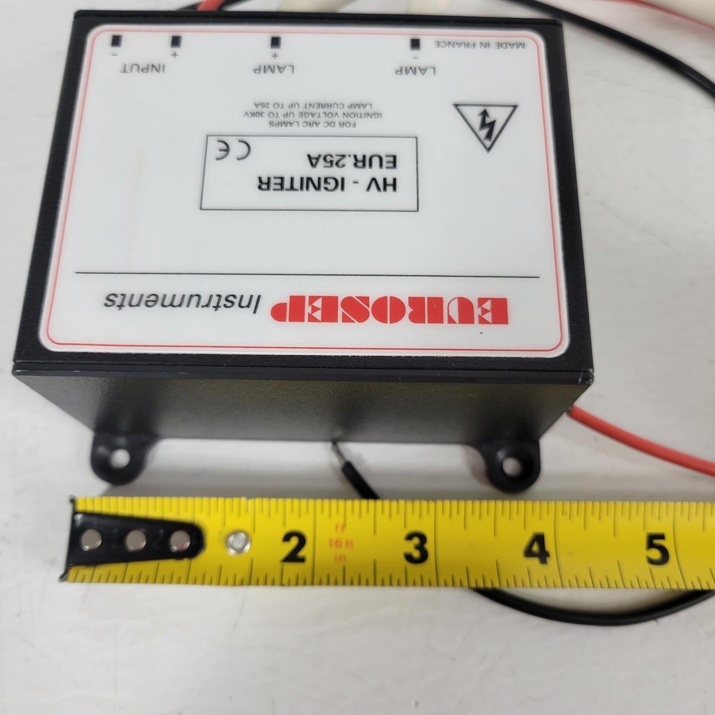 Eurosep Instruments EUR25A High Voltage Lamp Igniter 80V Input 30kV Output 25A