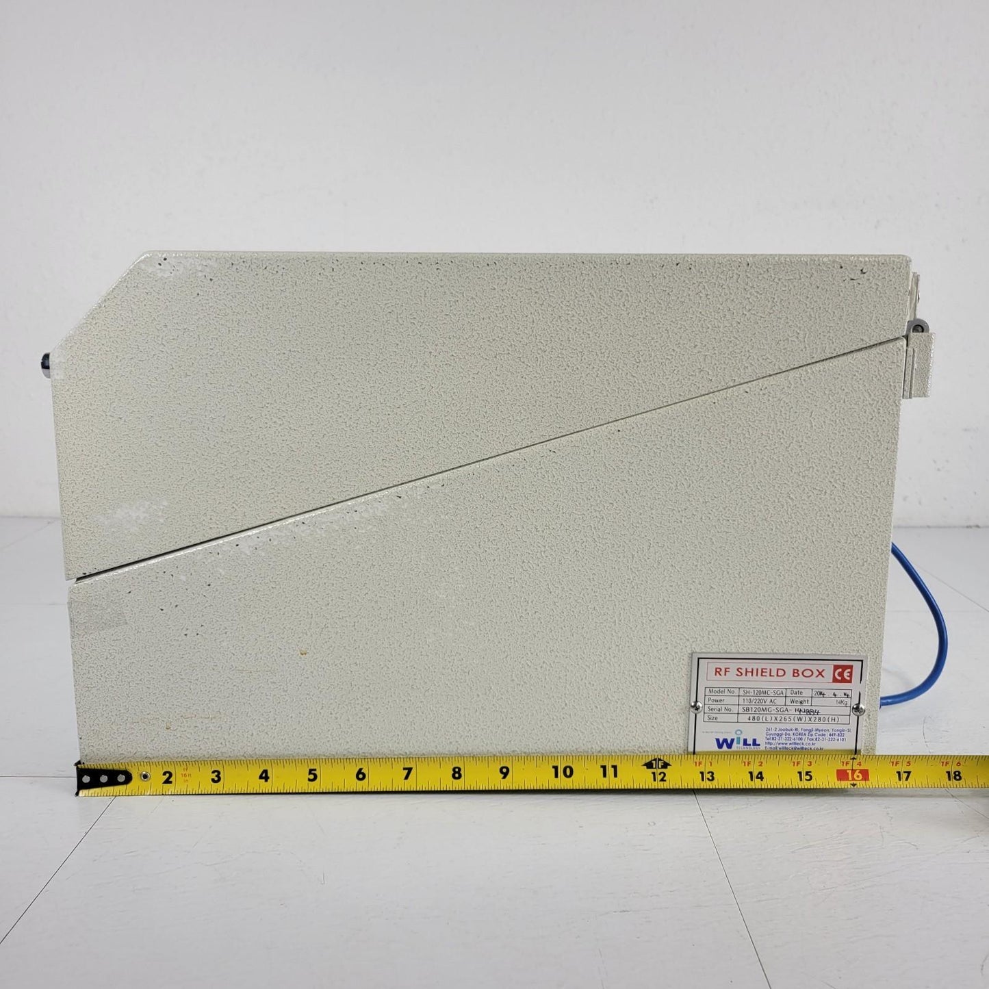 Google Motorola Anechoic Chamber RF Shield Box SH-120MC-SGA Dev 4G 5G GHz Cell