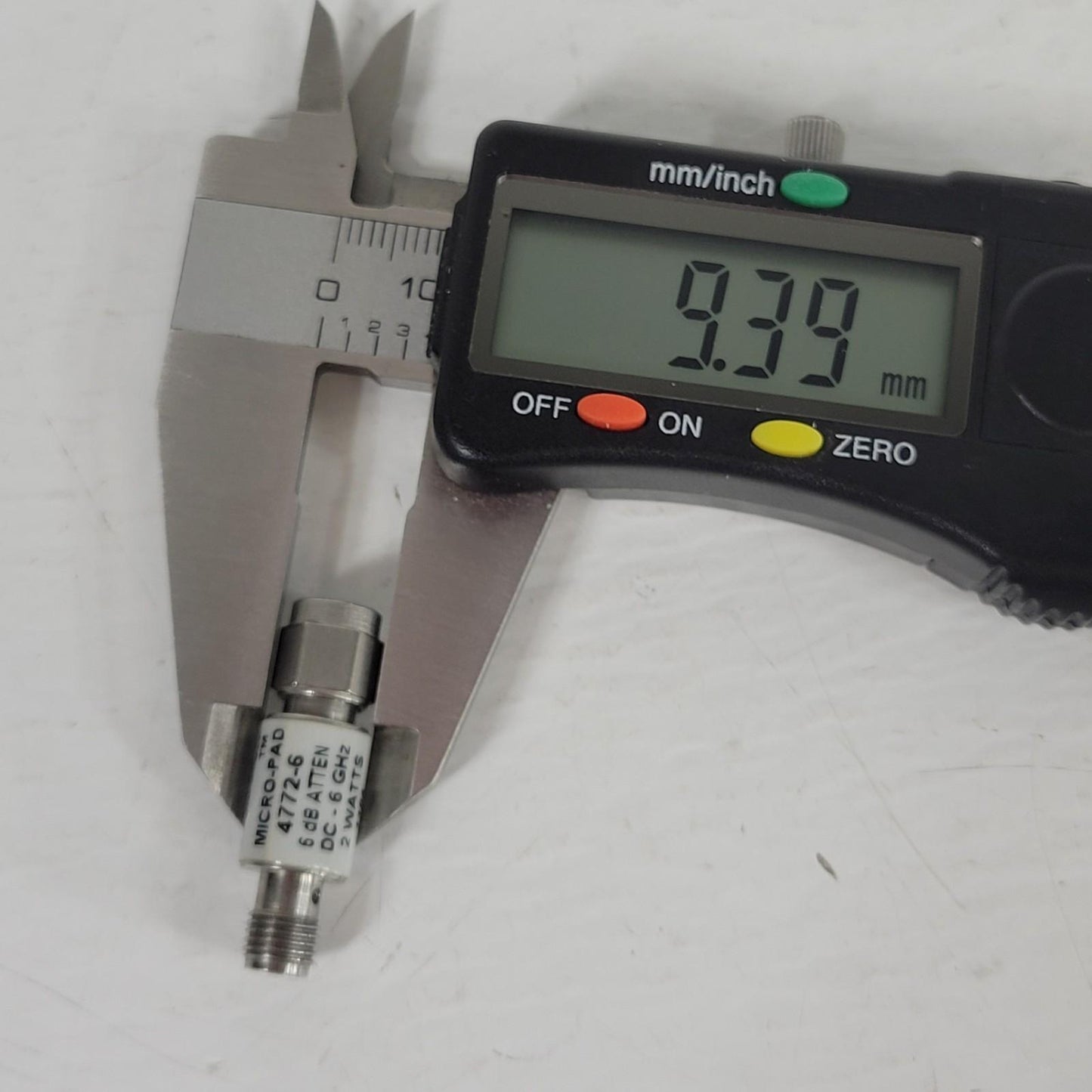 Narda 4772-6 6dB Inline Attenuator SMA 6GHz Micro Pad 2W DC Signals Directional