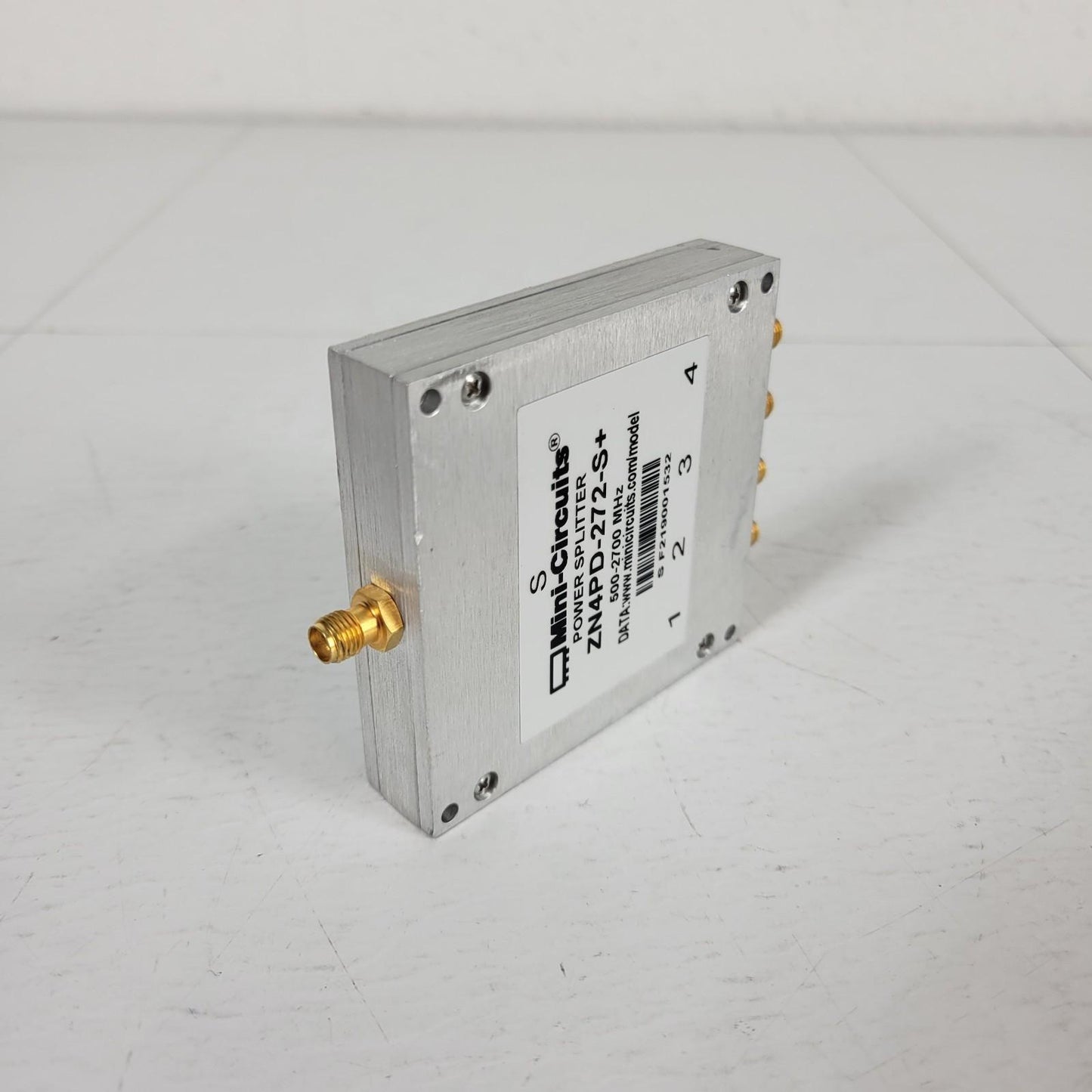 Mini Circuits ZN4PD-272-S+ Plus Power Splitter Device Four Way SMA 500-2700MHz