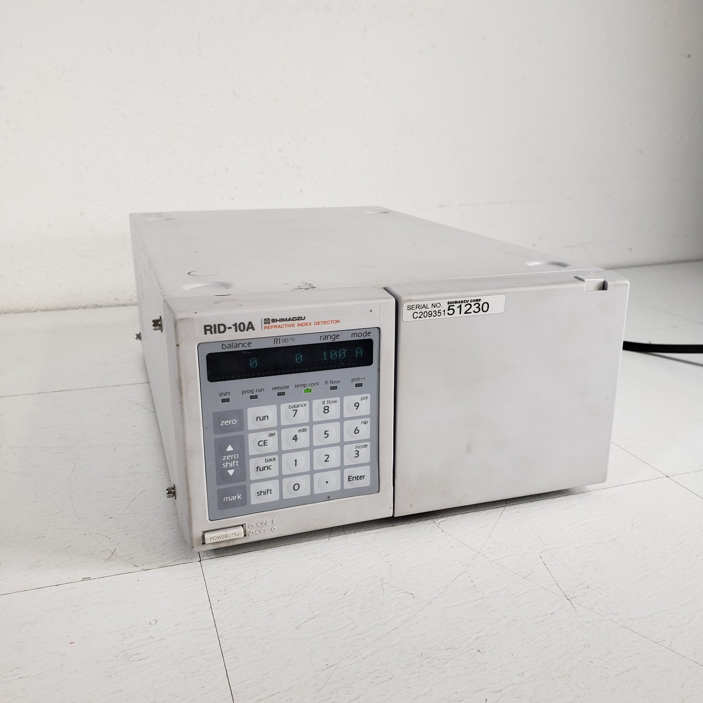 NEW LAMP Shimadzu RID-10A Refractive Index Detector HPLC 228-45095-32