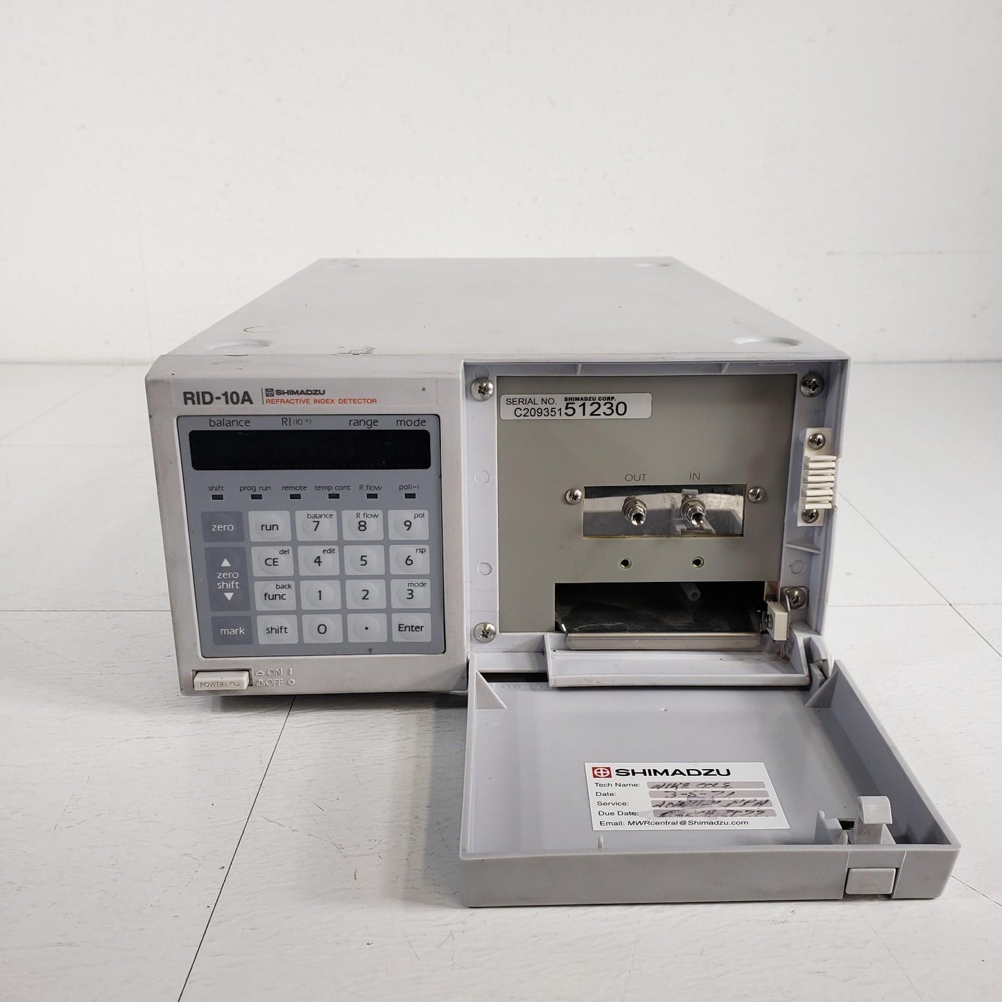 NEW LAMP Shimadzu RID-10A Refractive Index Detector HPLC 228-45095-32