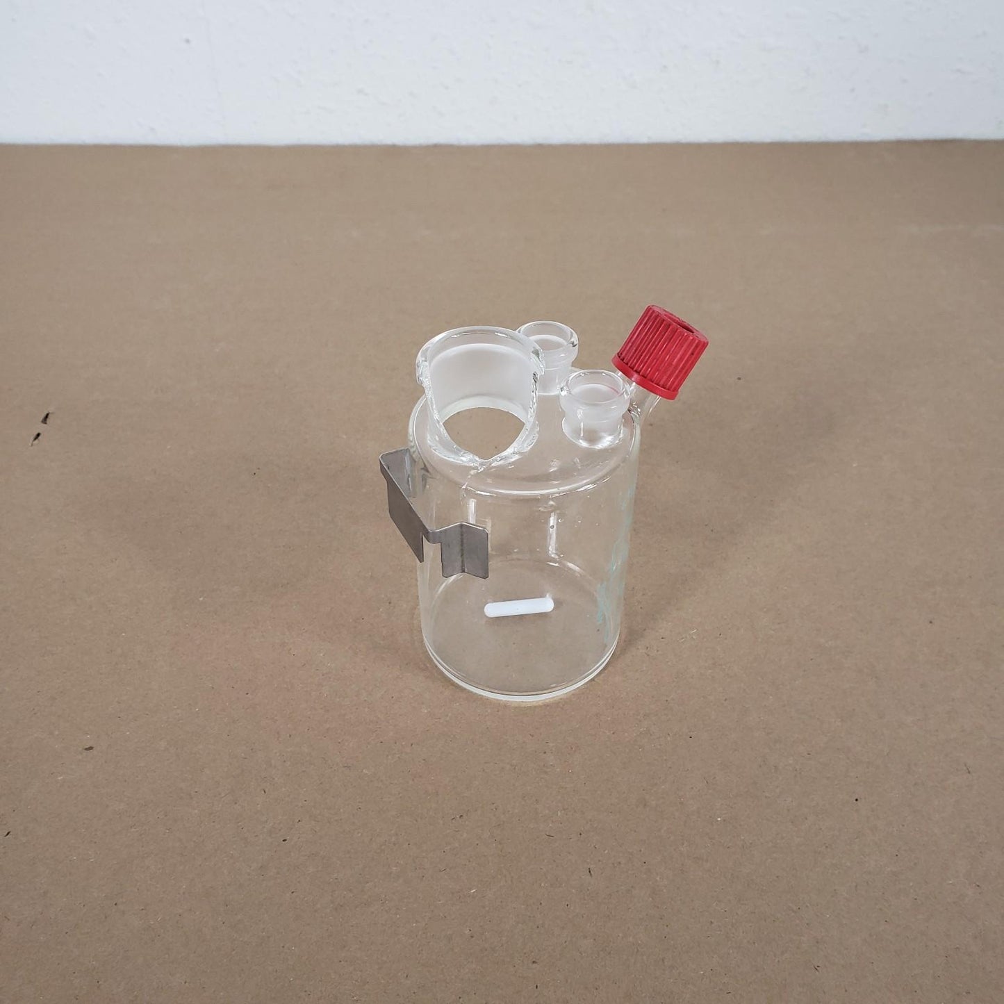 Metrohm 852 Titrando and 803 Ti Stand with Assorted Glassware, Tubing, and Rods