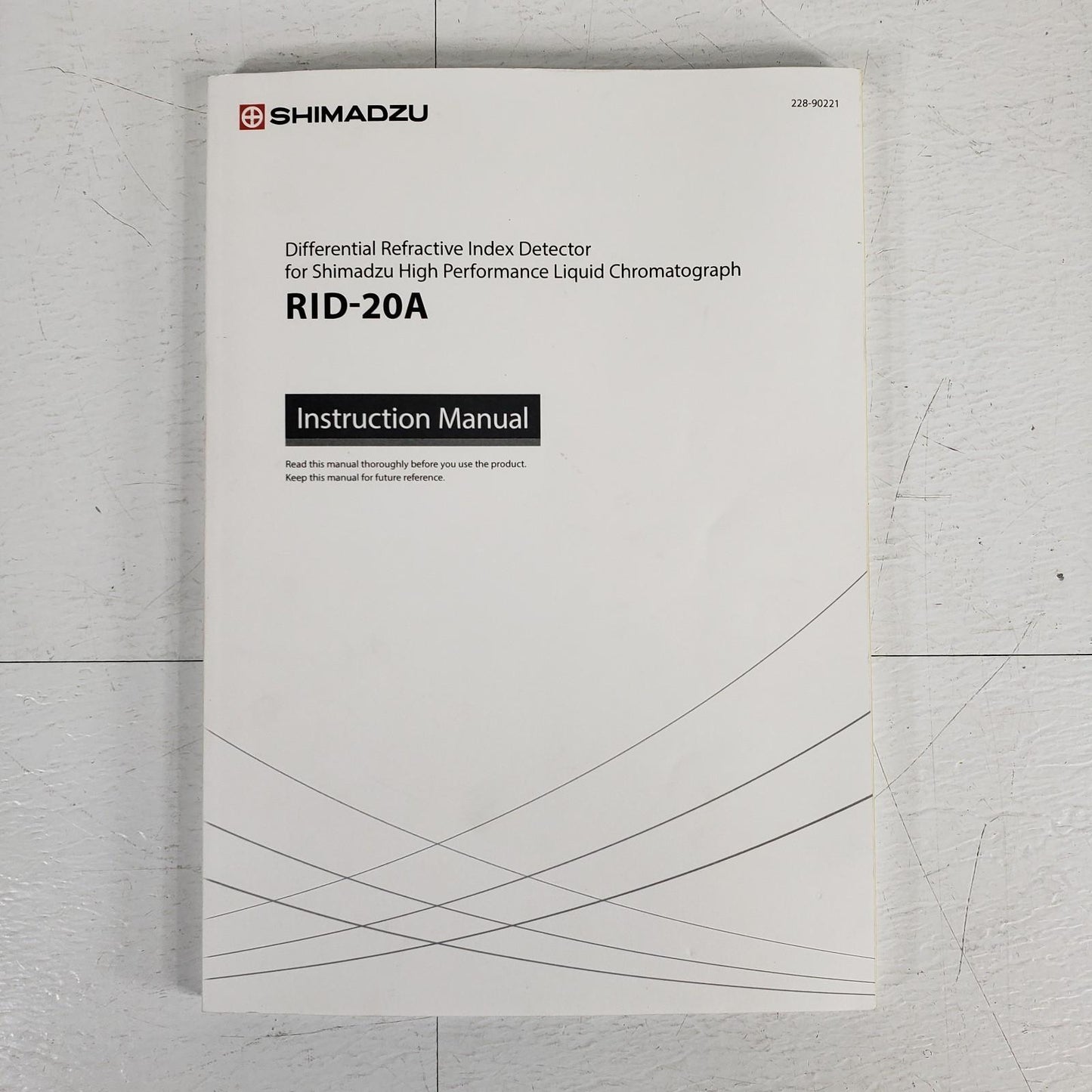 Shimadzu RID-20A Refractive Index Detector 228-45104-42 w/ Certification, Manual