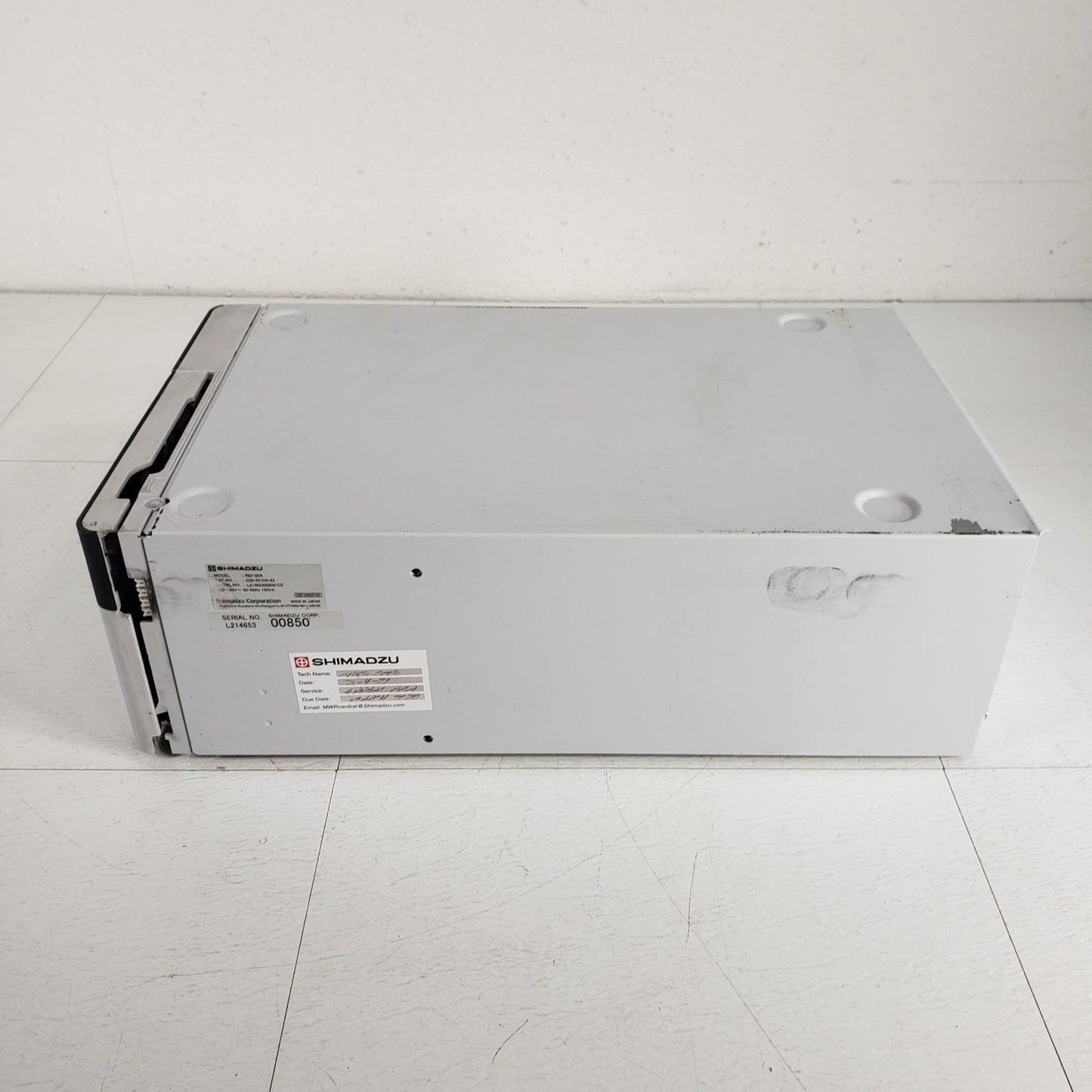 Shimadzu RID-20A Refractive Index Detector 228-45104-42 w/ Certification, Manual