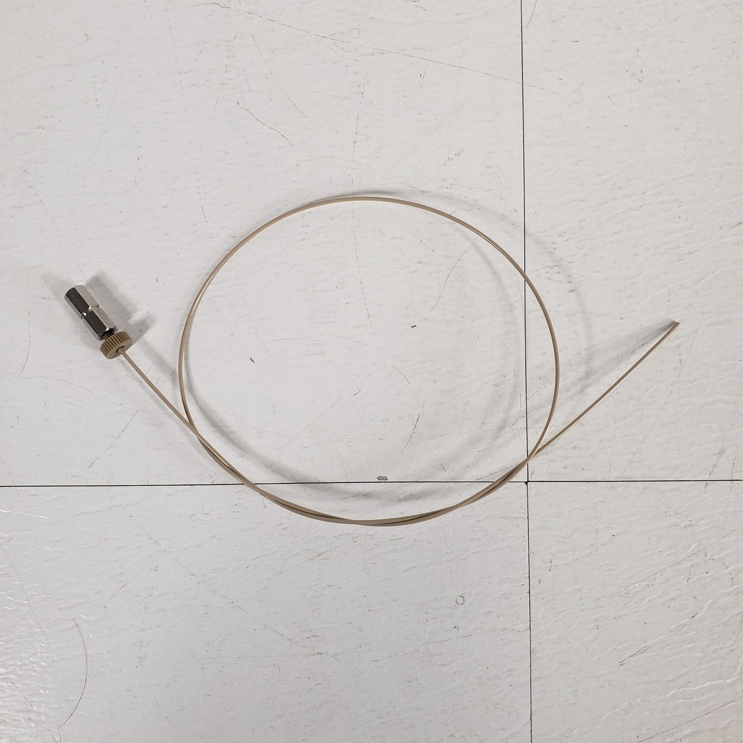 Shimadzu PEEK Tubing 1/16" 1.6mm OD Approximately 28" With Threaded Fitting