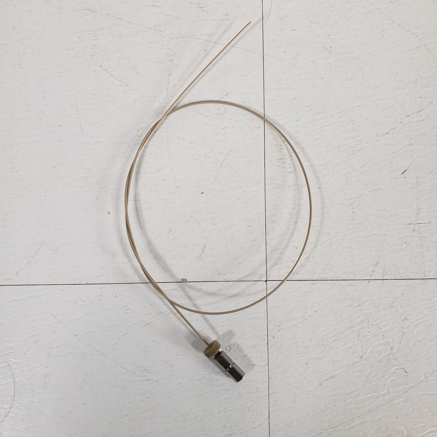 Shimadzu PEEK Tubing 1/16" 1.6mm OD Approximately 28" With Threaded Fitting