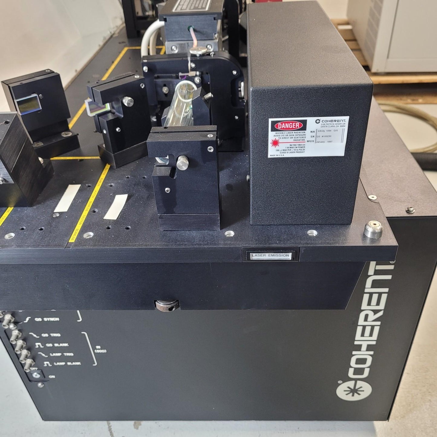 Coherent Infinity 40-100 Tunable Nd:YAG Laser Head 40 Watt Power 1064nm 532/355