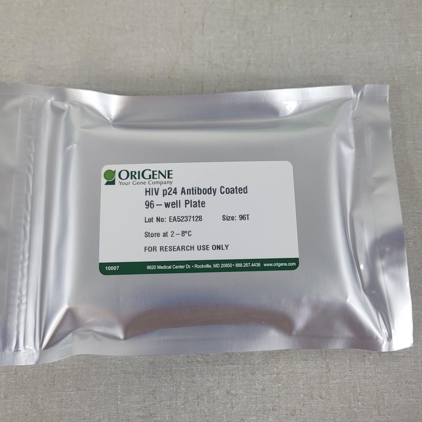 Origene TR30038 One-Wash Lentivirus Titer Kit p24 ELISA 96 Assays