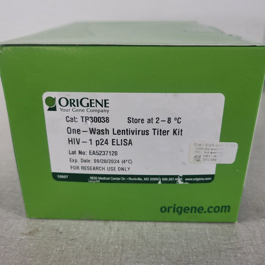 Origene TR30038 One-Wash Lentivirus Titer Kit p24 ELISA 96 Assays
