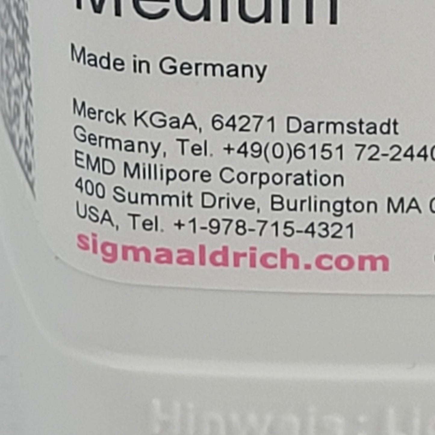 Sigma Aldrich 1.02376.0010 Cellvento BHK-200 Serum-free Cell Culture Medium