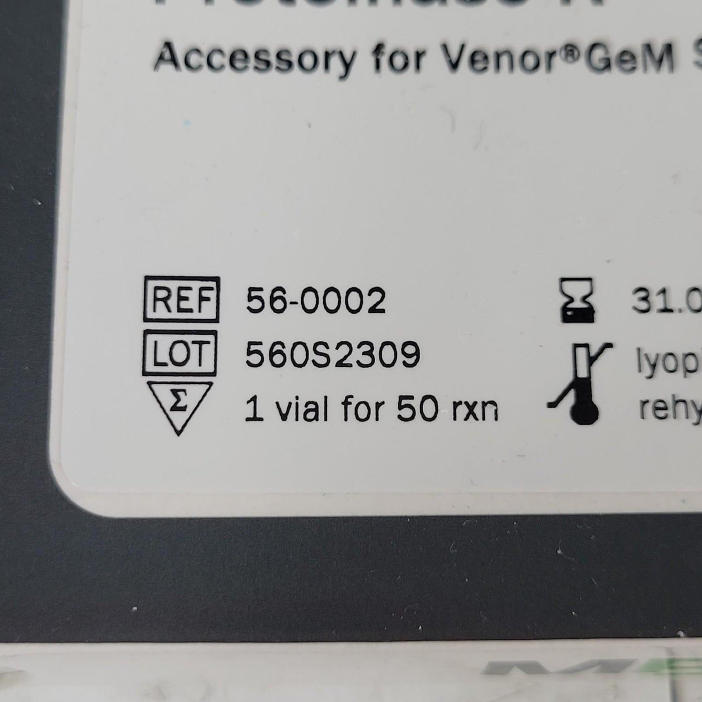Minerva Biolabs 56-0002 Proteinase K  50 Extractions Mycoplasma DNA