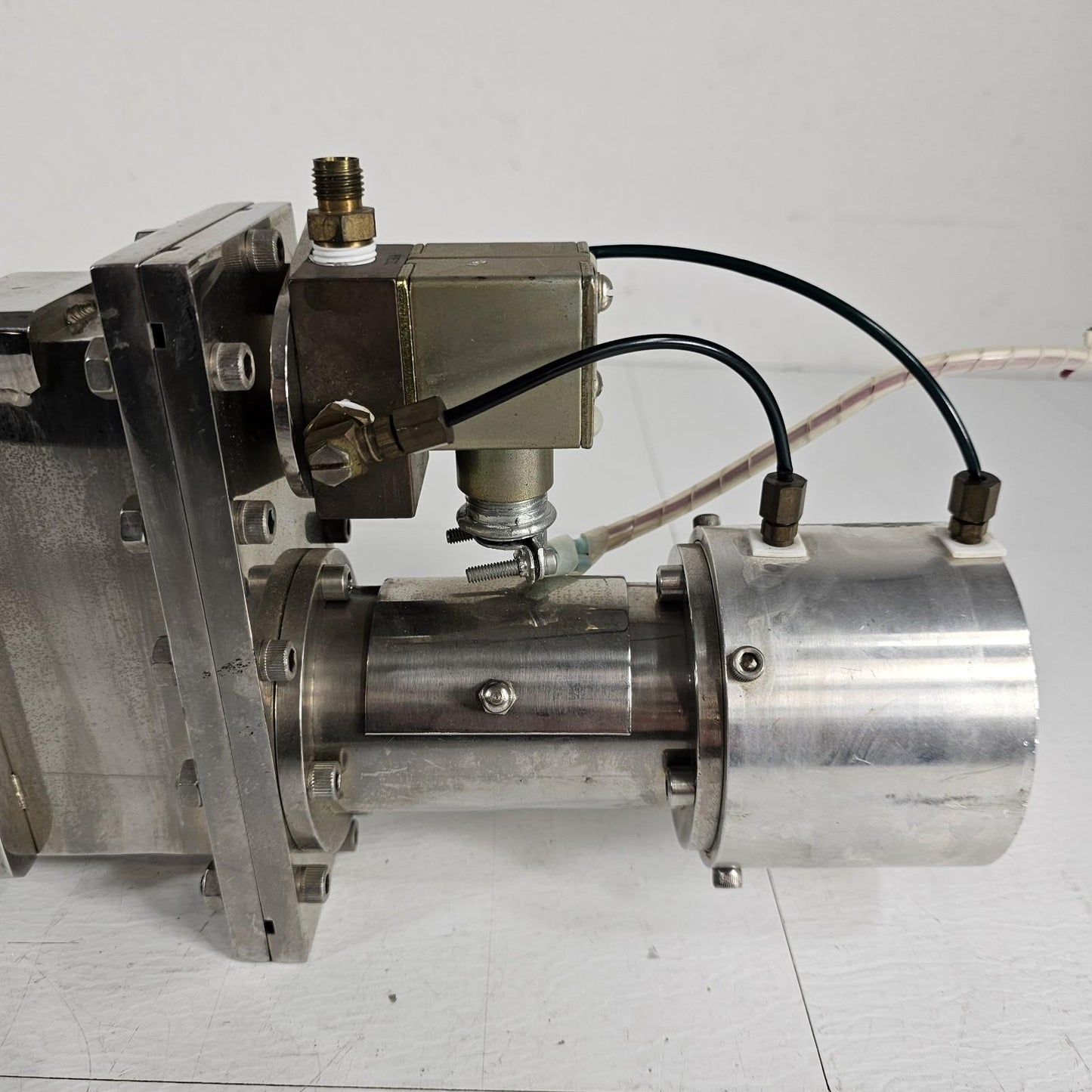 TESTED Huntington 6" CF Conflat DN100CF Pneumatic Gate Valve SS High Vacuum UHV