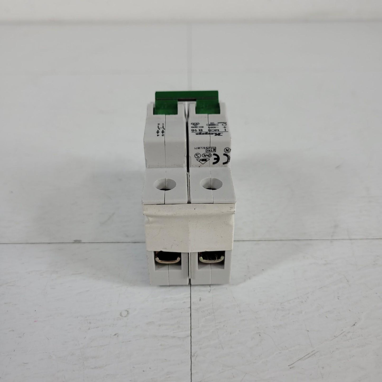 Kopp MCB B16 400V 16A IEC 947-2 Icu 00062 30714 2 Pole Circuit Breaker