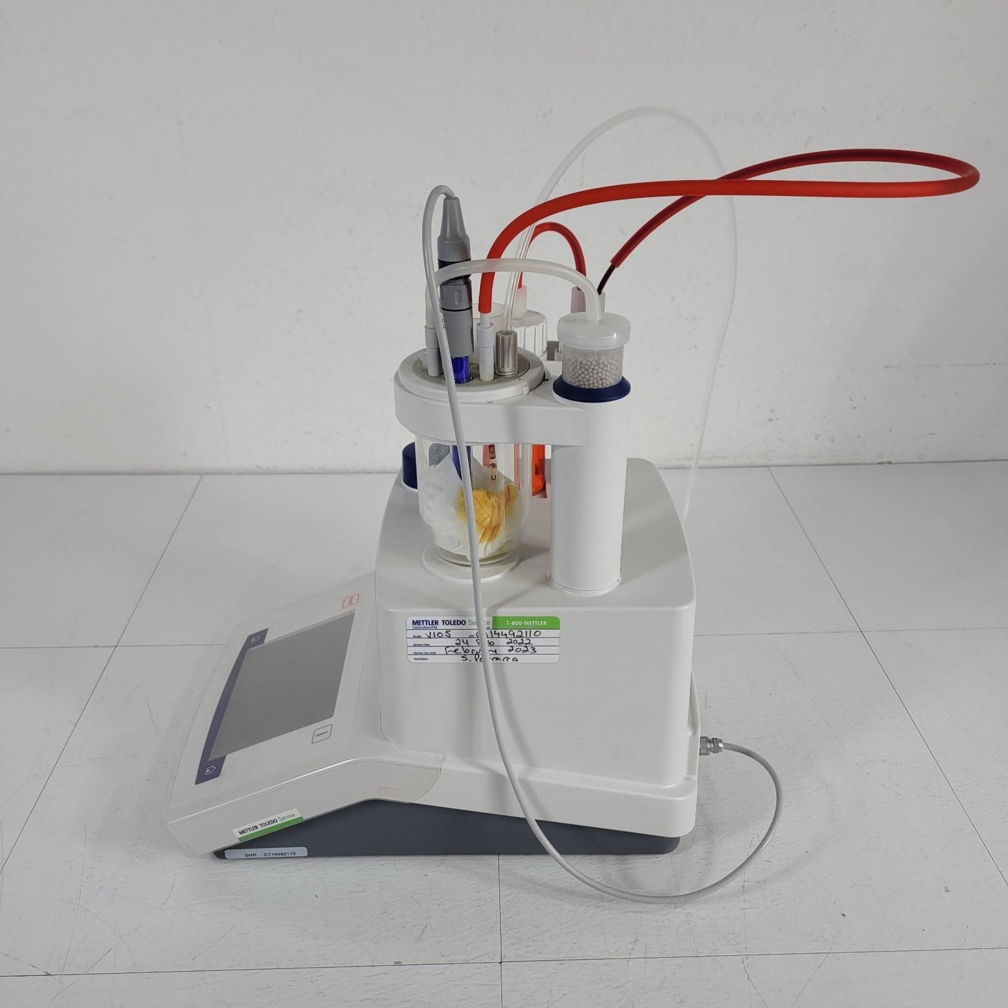 Mettler Toledo V10S Compact Volumetric Karl Fischer Titrator w/ Solvent Manager