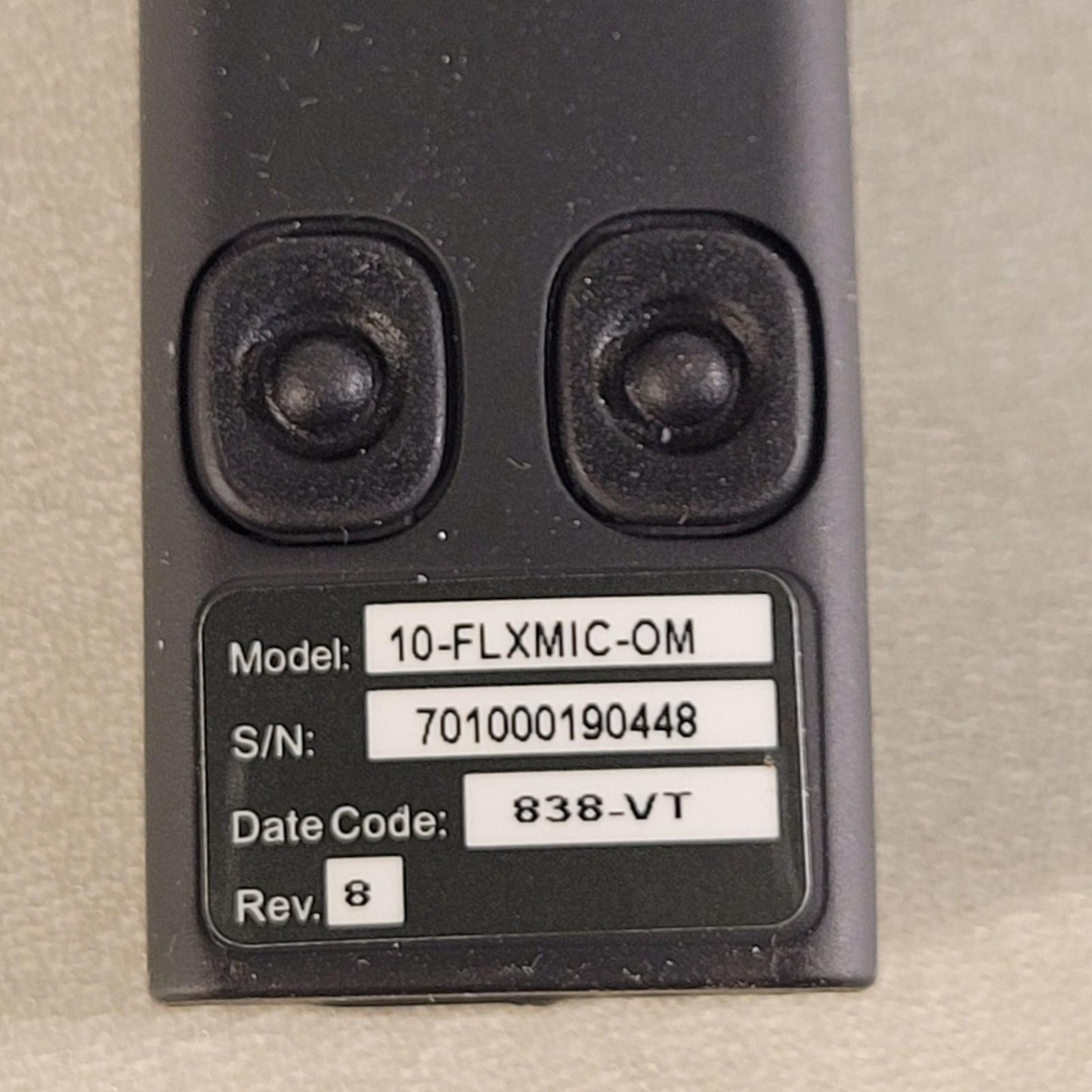 RevoLabs 10-FLXMIC-OM FLX2 Omnidirectional Tabletop Microphone Mic Part