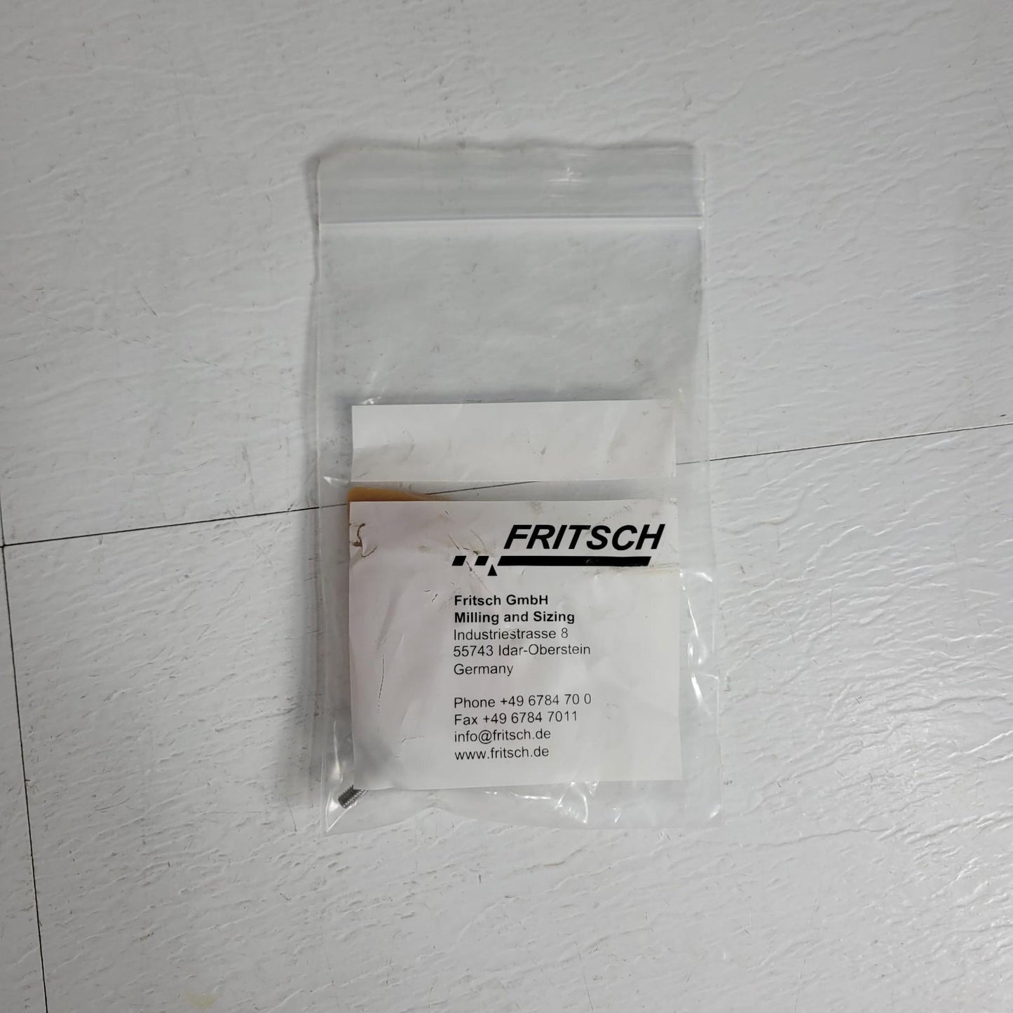 FRITSCH Grinding Set For Pulverisette 2 (SS) Mortar Bowl Pestel 46.2140.00