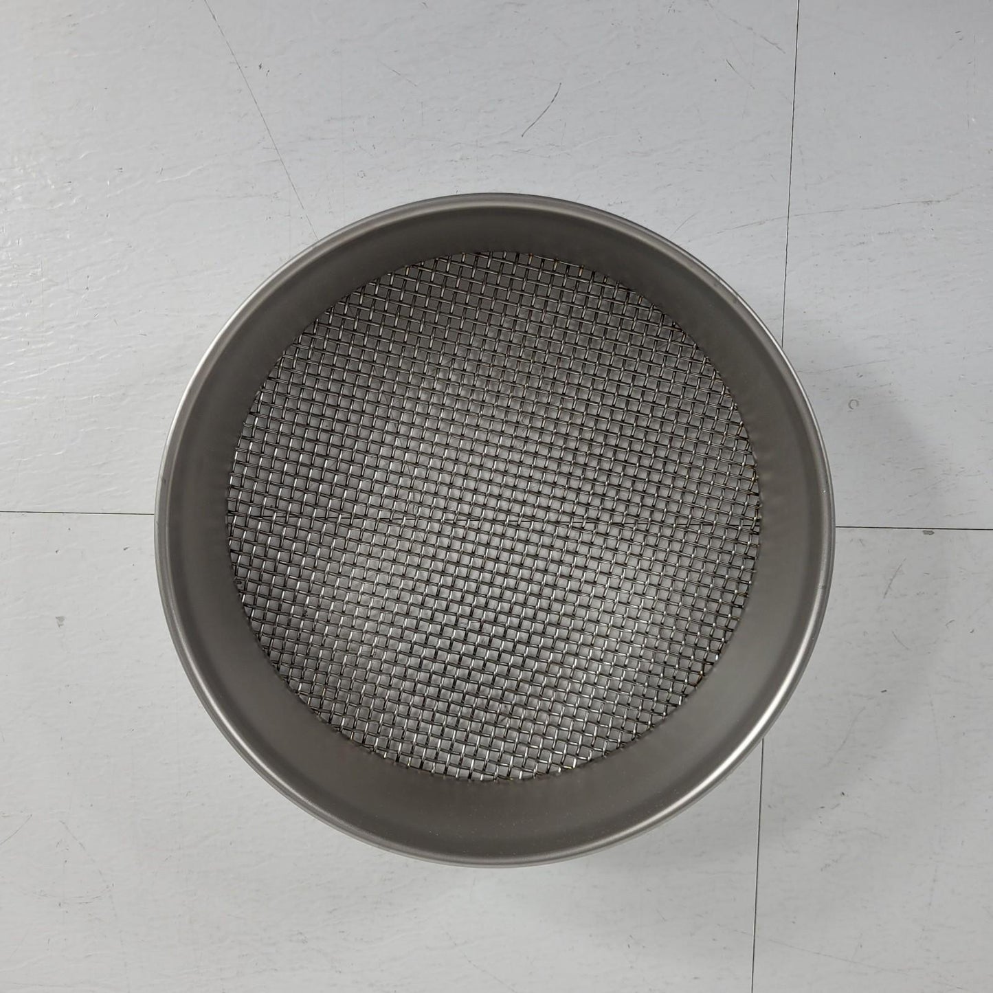 FRITSCH 35.2120.03 Test Sieve 8" DIA x 2" ASTM E11 3.35mm w/ Compliance Cert.