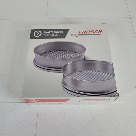 FRITSCH Venting Ring For Wet Sieving 8" DIA x 1" Height 31.1340.03 Stainless