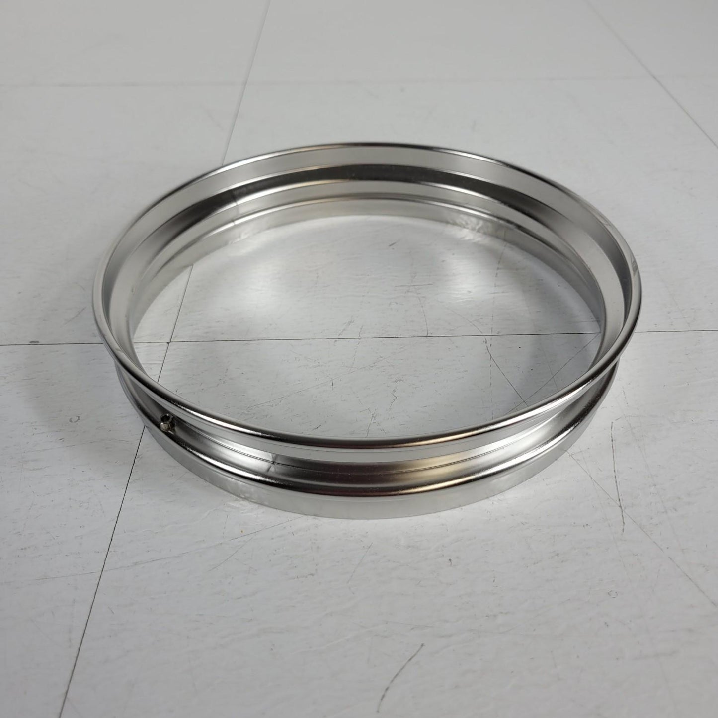 FRITSCH Venting Ring For Wet Sieving 8" DIA x 1" Height 31.1340.03 Stainless