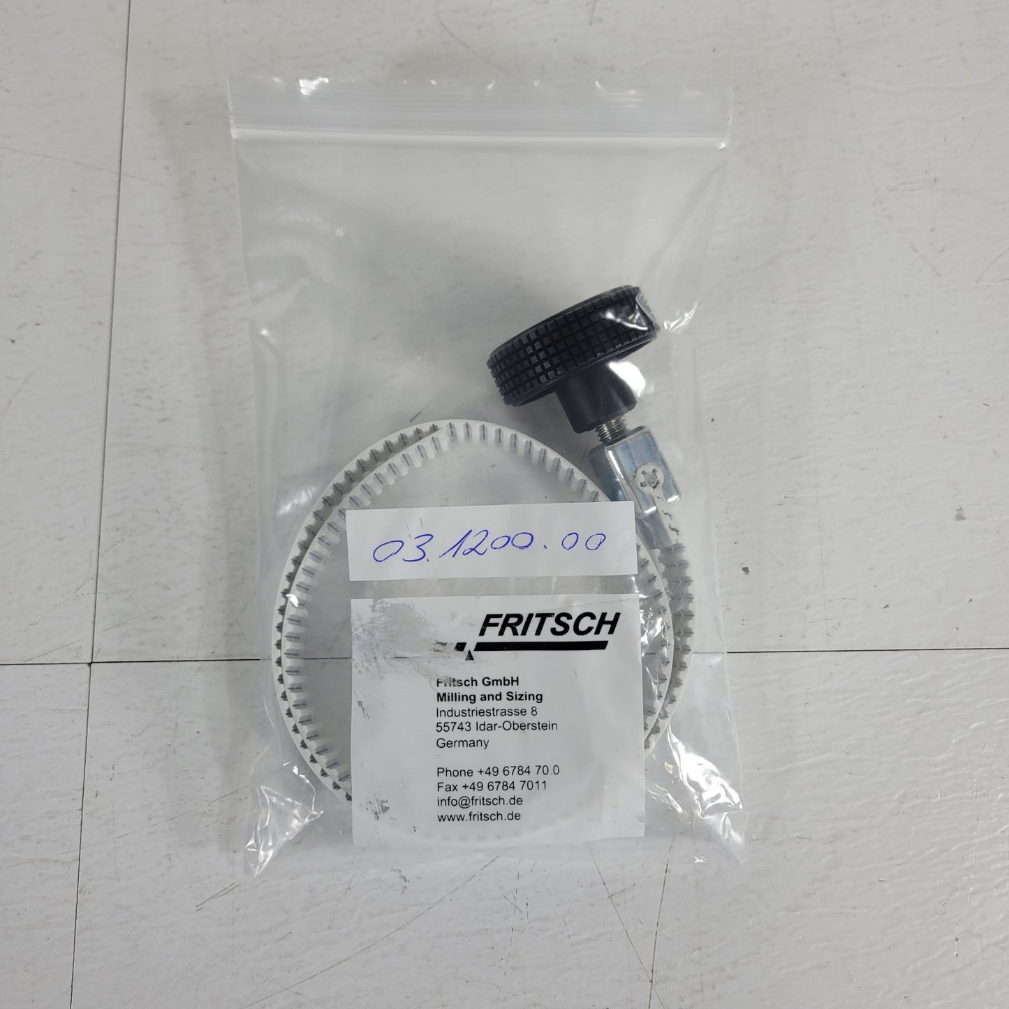 FRITSCH Timing Belt with Knurled Handle 03.1200.00 aprox. 26" of Belt Length