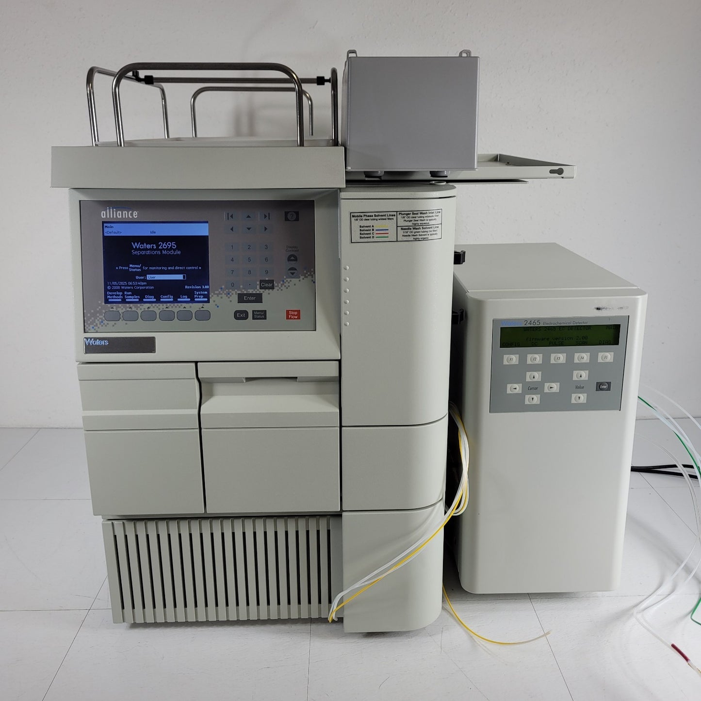 Waters e2695 Alliance Separations Module w/ 2465 Electrochemical Detector HPLC