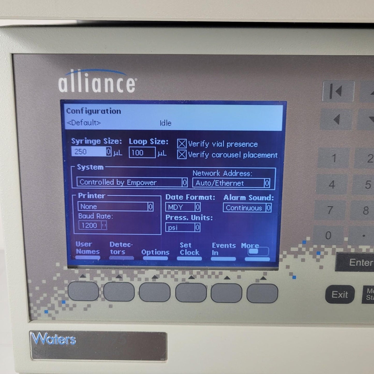 Waters e2695 Alliance Separations Module w/ 2465 Electrochemical Detector HPLC