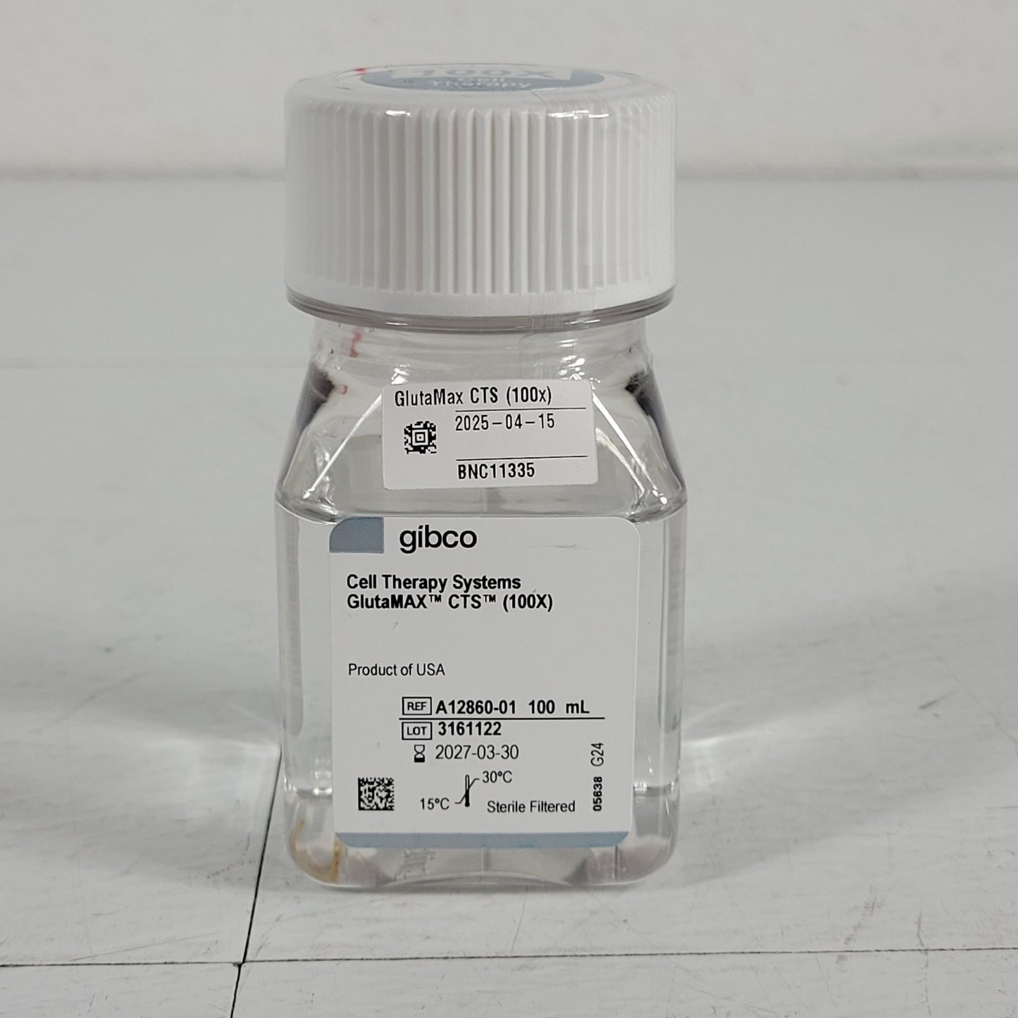 Thermo Gibco A12860-01 Cell Therapy GlutaMAX CTS 100X L-glutamine Substitute