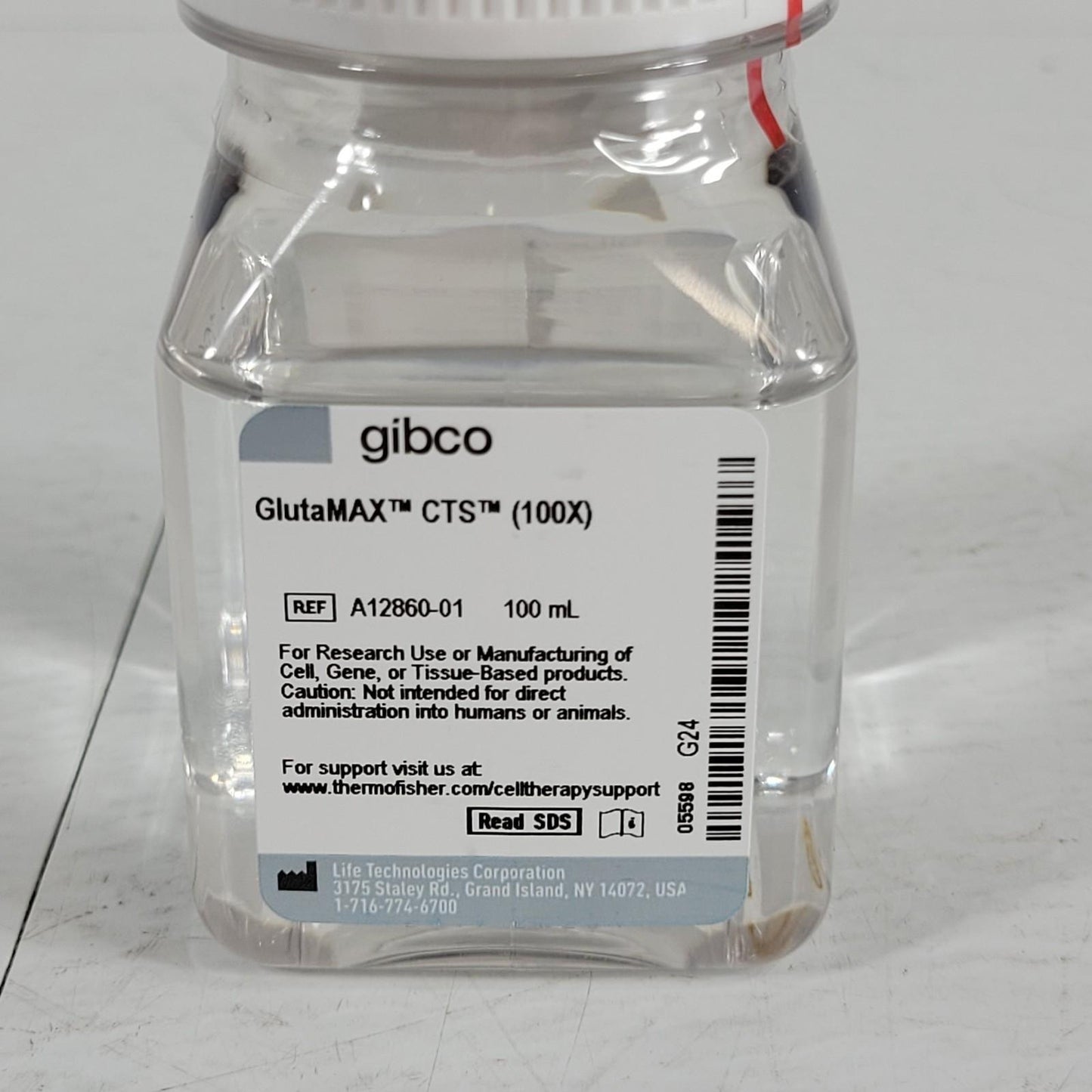 Thermo Gibco A12860-01 Cell Therapy GlutaMAX CTS 100X L-glutamine Substitute