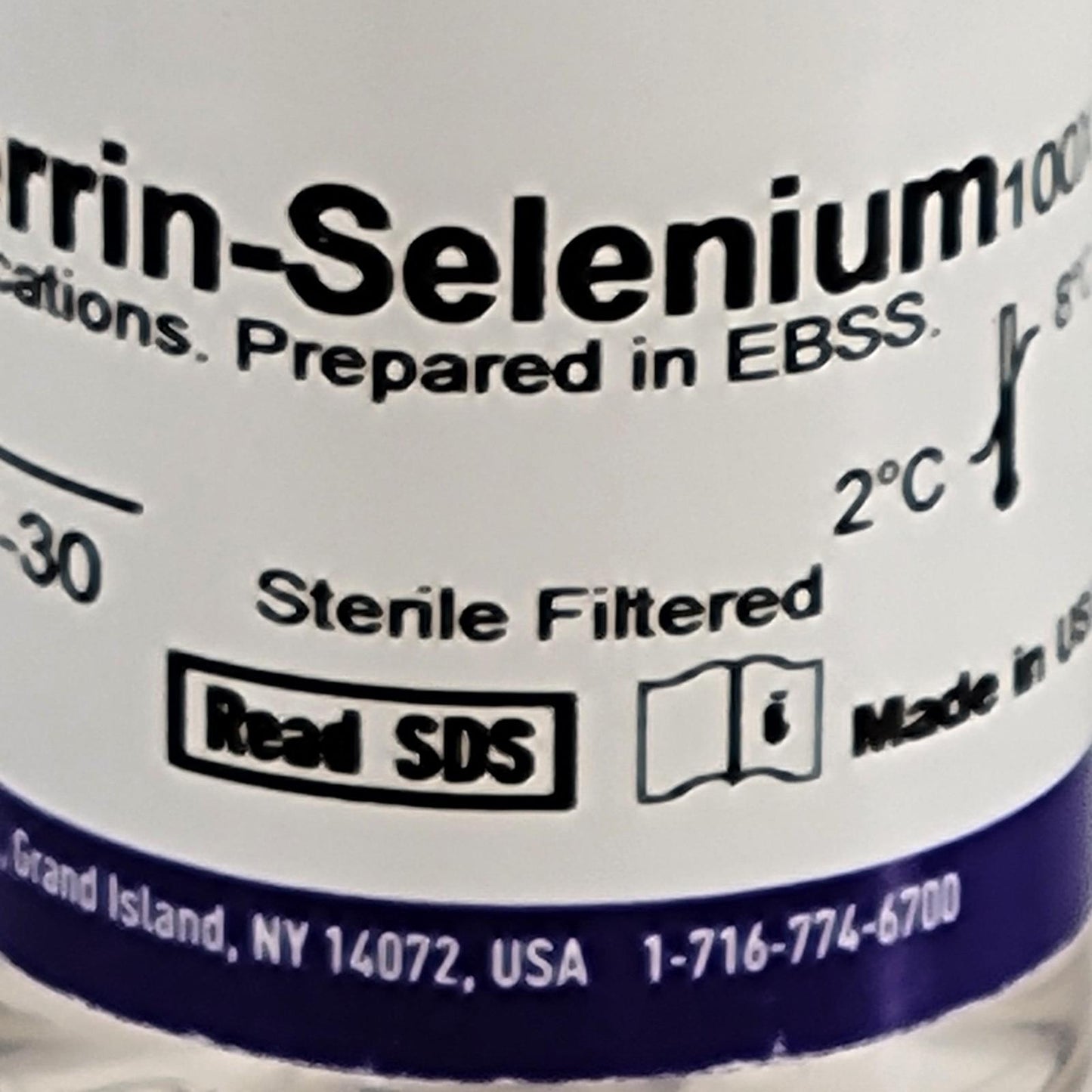 Thermo Gibco 41400-045 Insulin-Transferrin-Selenium ITS-G 100X 10ml Sterile