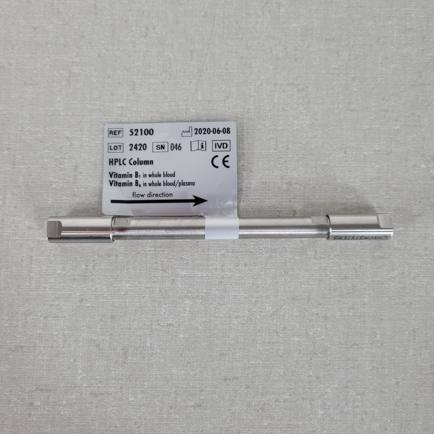 Chromsystems HPLC Column 52100 Vitamin B1 And Vitamin B6 in Whole