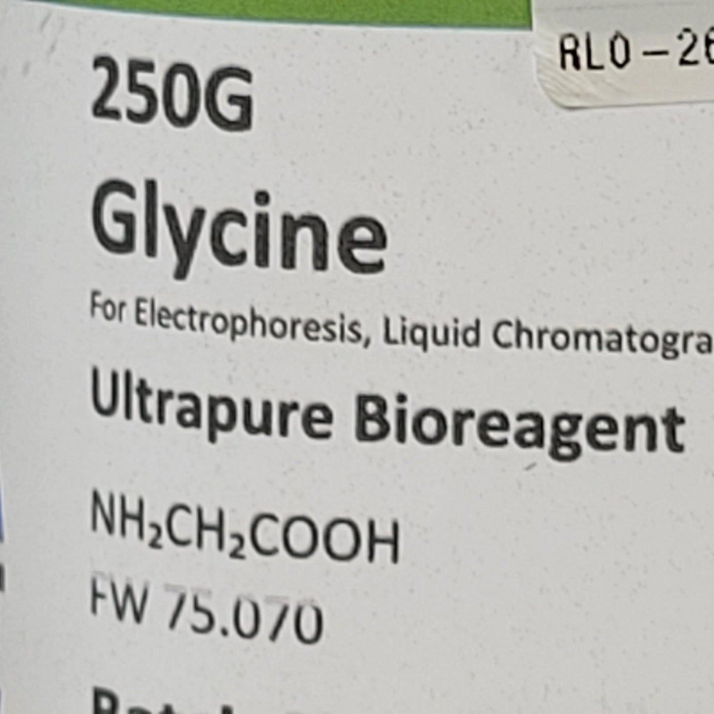 Avantor J.T. Baker 4059-00 Glycine NH2CH2COOH Ultrapure Bioreagent 250G