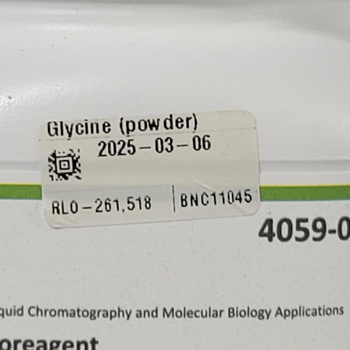 Avantor J.T. Baker 4059-00 Glycine NH2CH2COOH Ultrapure Bioreagent 250G