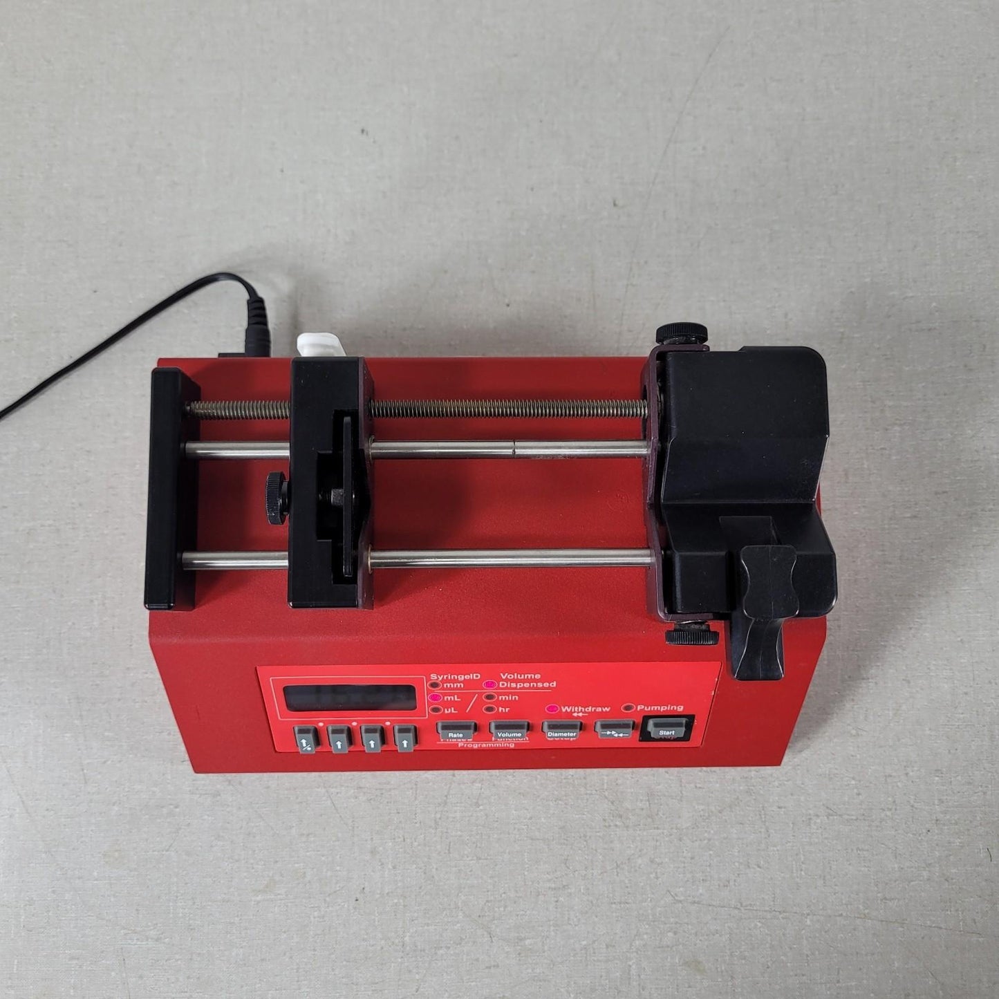 New Era Pump Systems NE-1010 Single Syringe Pump 12VDC .75A w/ Power Cord